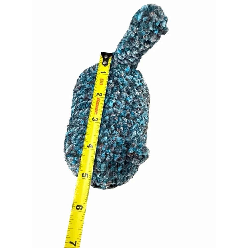 New Handmade Crochet Plushie Cat Kitten blue
